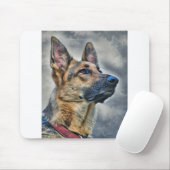 Deutscher Schäferhund Mousepad (Mit Mouse)