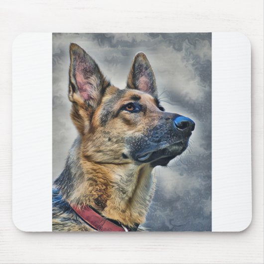 Deutscher Schäferhund Mousepad (Vorne)