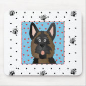 Deutscher Schäferhund Mousepad (Vorne)