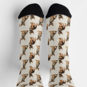Deutscher Schäferhund-Muster Socken (Oben)
