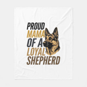 Deutscher Schäferhund-Mutter-Shirt Vintage-Hund-Ma Fleecedecke
