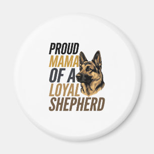 Deutscher Schäferhund-Mutter-Shirt Vintage-Hund-Ma Magnet
