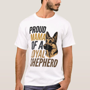 Deutscher Schäferhund-Mutter-Shirt Vintage-Hund-Ma T-Shirt