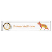 Deutscher Schäferhund Namensplakette (Vorderseite)