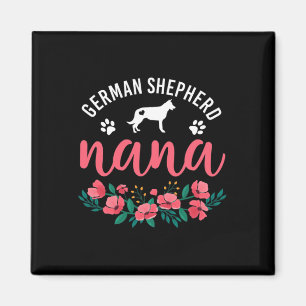 Deutscher Schäferhund Nana Dog gibt Frauen Großmut Magnet