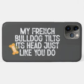 Deutscher Schäferhund neigt den Kopf lustiger Spru Case-Mate iPhone Hülle (Rückseite (Horizontal))