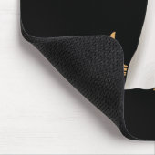 Deutscher Schäferhund Niedlicher Hund mit Ghost Fu Mousepad (Ecke)