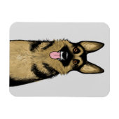 Deutscher Schäferhund | Niedliches GSD | Die Kunst Magnet (Horizontal)