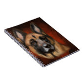 DEUTSCHER SCHÄFERHUND NOTIZBLOCK (Rechte Seite)