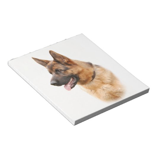 Deutscher Schäferhund Notizblock (angewinkelt)