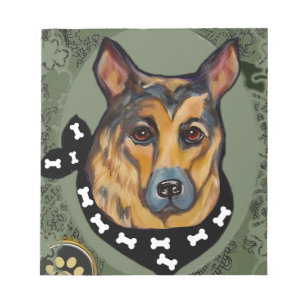 DEUTSCHER SCHÄFERHUND NOTIZBLOCK