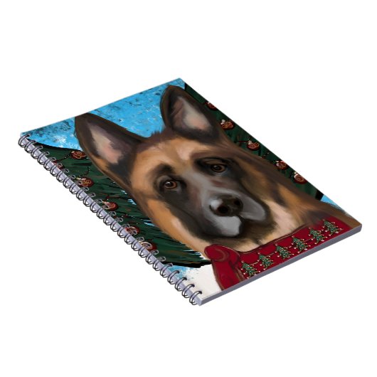 Deutscher Schäferhund Notizblock (Rechte Seite)