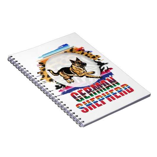 Deutscher Schäferhund Notizblock (Rechte Seite)