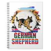 Deutscher Schäferhund Notizblock (Vorderseite)