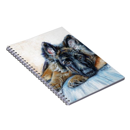 Deutscher Schäferhund Notizblock (Rechte Seite)