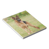 Deutscher Schäferhund Notizblock (angewinkelt)