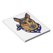 Deutscher Schäferhund Notizblock (angewinkelt)