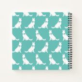 Deutscher Schäferhund Notizblock (Rückseite)