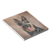 Deutscher Schäferhund Notizblock (angewinkelt)