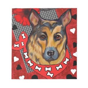 DEUTSCHER SCHÄFERHUND NOTIZBLOCK