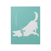 Deutscher Schäferhund Notizblock (Rotiert)