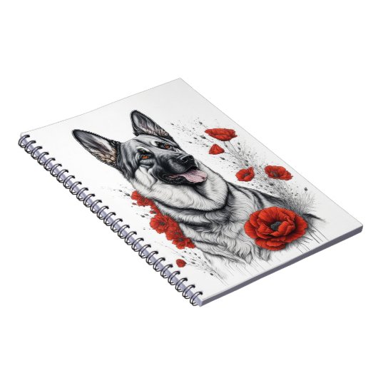 Deutscher Schäferhund Notizblock (Rechte Seite)