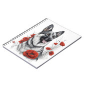 Deutscher Schäferhund Notizblock (Linke Seite)