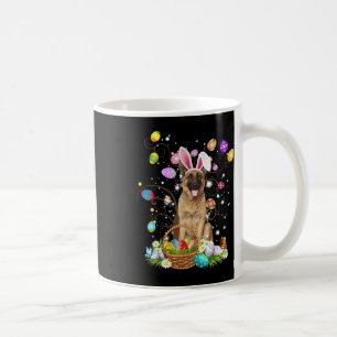 Deutscher Schäferhund Ostereier Jagd Korb Ostern Kaffeetasse