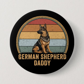 Deutscher Schäferhund Papa Button