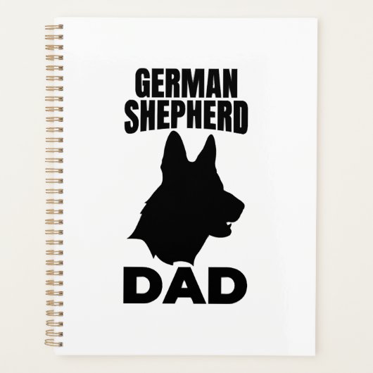 Deutscher Schäferhund Papa Planer (Vorderseite)