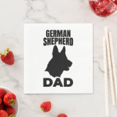 Deutscher Schäferhund Papa Serviette (Beispiel)