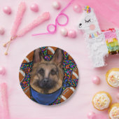 Deutscher Schäferhund Pappteller (Party)