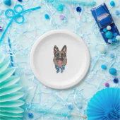 Deutscher Schäferhund Pappteller (Party)