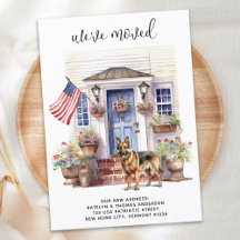 Deutscher Schäferhund Patriotischer Personalisiert