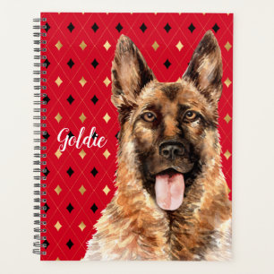 Deutscher Schäferhund Personalisiert Planer