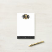 Deutscher Schäferhund Personalisiert Post-it Klebezettel (Auf Schreibtisch)