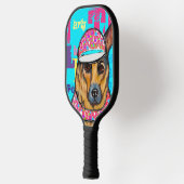 Deutscher Schäferhund Pickleball Schläger (Links)