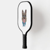 Deutscher Schäferhund Pickleball Schläger (Links)