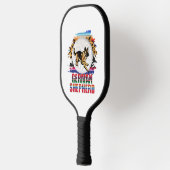 Deutscher Schäferhund Pickleball Schläger (Links)