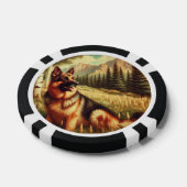 Deutscher Schäferhund Pokerchips (Einzeln)