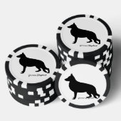 Deutscher Schäferhund Pokerchips (Stapel)