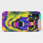 Deutscher Schäferhund Pop Kunst Case-Mate iPhone Hülle (Rückseite (Horizontal))