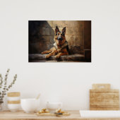 Deutscher Schäferhund Poster (Küche)