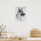 Deutscher Schäferhund Poster (Küche)
