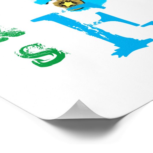 Deutscher Schäferhund Poster (Ecke)