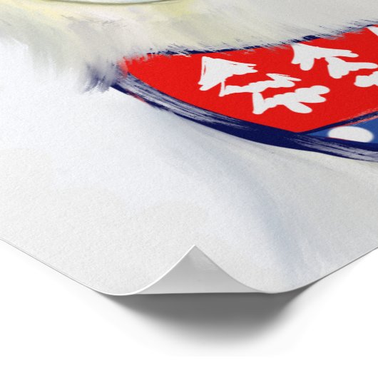 Deutscher Schäferhund Poster (Ecke)