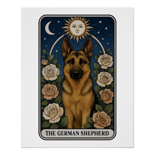 Deutscher Schäferhund Poster (Vorderseite)