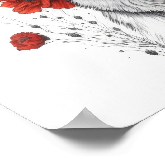 Deutscher Schäferhund Poster (Ecke)