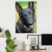 Deutscher Schäferhund Poster (Heimbüro)