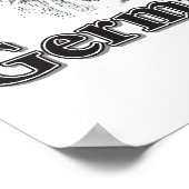 Deutscher Schäferhund Poster (Ecke)